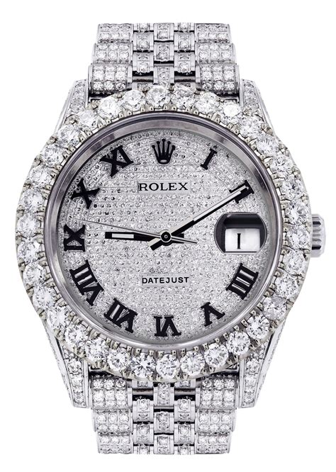 iced out uhr rolex|iced out rolex bezel.